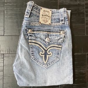 Rock Revival Sawyer Relaxed Straight Jeans Size 32